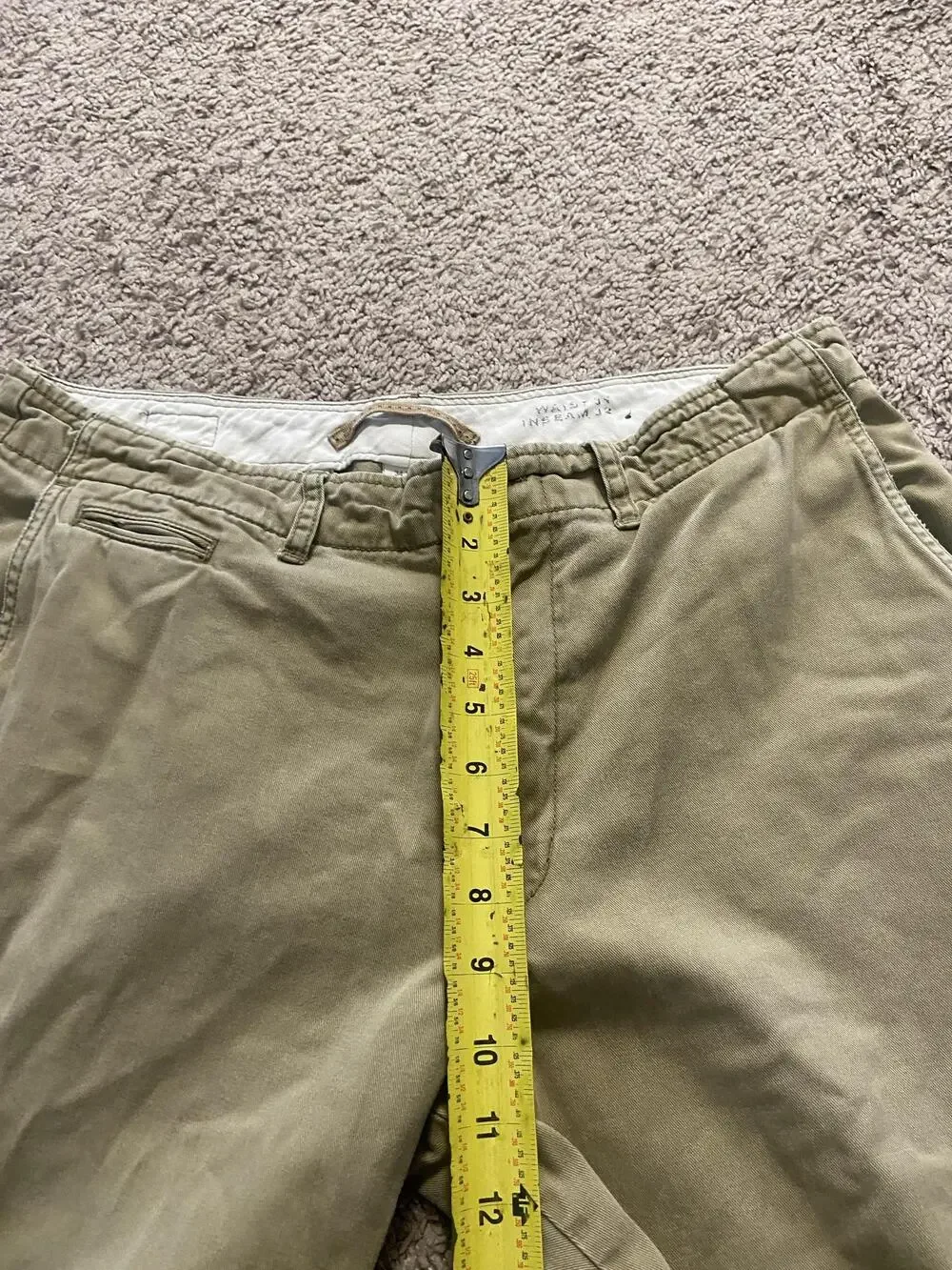 American Eagle Outfitters Pants Mens 34x32 Beige Classic Khaki Chino Pockets